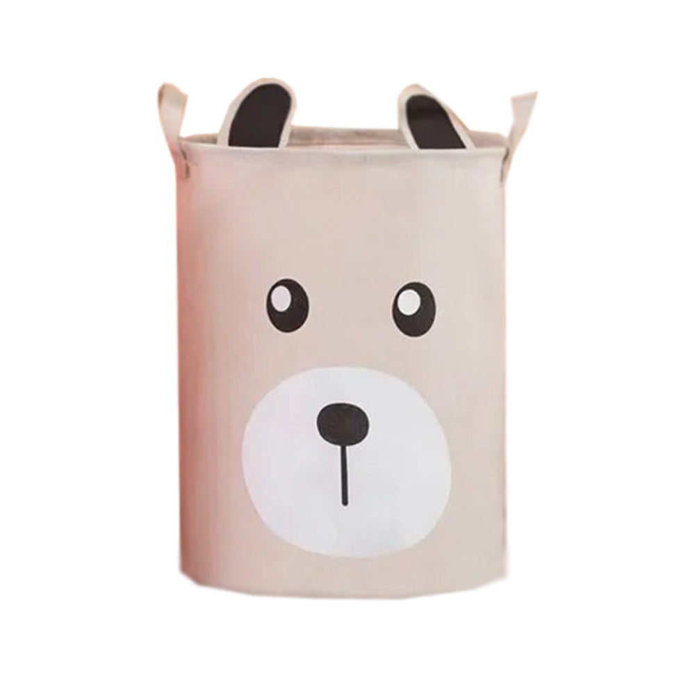 Anyhouz Storage Bag Bear Waterproof Folding Clothing Organizer Cartoon Cloth Art Storage Bucket Travel Wardrobe Organizer-Cloth Organizer-PEROZ Accessories