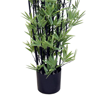 Artificial Japanese Bamboo Black Trunk UV Resistant 180cm-Home &amp; Garden &gt; Artificial Plants-PEROZ Accessories
