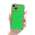 Anymob iPhone Case Green Glitter Bling Diamond Geometry Lens Camera Protection Soft Silicone Cover-Mobile Phone Cases-PEROZ Accessories