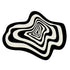 Anyhouz Carpet Black 200x300cm Creative Living Room Striped Home Decoration Bedroom Rug Fluffy Plush Mat-Carpets-PEROZ Accessories