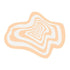 Anyhouz Carpet Orange 180x280cm Creative Living Room Striped Home Decoration Bedroom Rug Fluffy Plush Mat-Carpets-PEROZ Accessories
