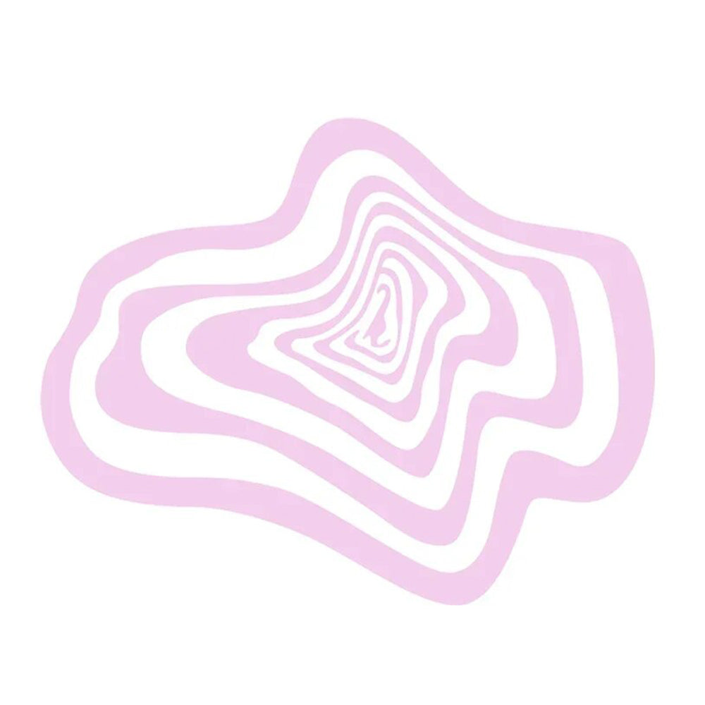 Anyhouz Carpet Pink 200x250cm Creative Living Room Striped Home Decoration Bedroom Rug Fluffy Plush Mat-Carpets-PEROZ Accessories