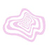 Anyhouz Carpet Pink 200x300cm Creative Living Room Striped Home Decoration Bedroom Rug Fluffy Plush Mat-Carpets-PEROZ Accessories