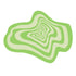 Anyhouz Carpet Lime Green 160x230cm Creative Living Room Striped Home Decoration Bedroom Rug Fluffy Plush Mat-Carpets-PEROZ Accessories