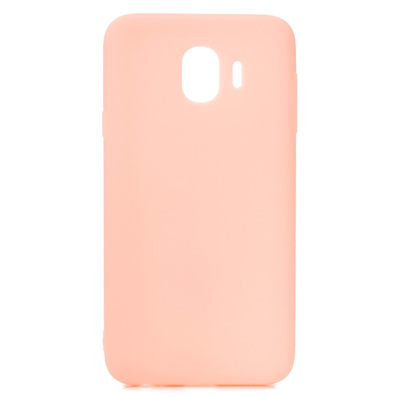 Anymob Samsung Pink Silicone Candy Color Case Phone Cover-Mobile Phone Cases-PEROZ Accessories