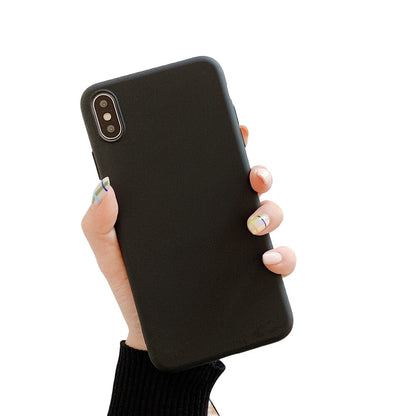 Anymob iPhone Black Silicone Case Cover Bag Shell-Mobile Phone Cases-PEROZ Accessories