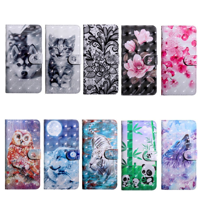 Anymob Xiaomi Redmi Marble Blue Leather Case Flip Wallet Cover Bag Shell Women Men-PEROZ Accessories