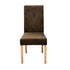 Anyhouz Chair Cover Coffee Velvet Plush Stretch Chair Slipcover Elastic Spandex Chair Cover for Dining Room Kitchen Wedding Banquet Hotel-Chair Cover-PEROZ Accessories