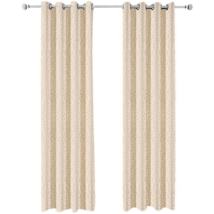 Anyhouz 200cm Curtains Beige Modern Luxury Retro Style Texture for Living Room Bedroom Dining Fashion Decor-Curtains &amp; Drapes-PEROZ Accessories