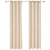Anyhouz 200cm Curtains Beige Modern Luxury Retro Style Texture for Living Room Bedroom Dining Fashion Decor-Curtains & Drapes-PEROZ Accessories