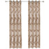 Anyhouz 300cm Curtains Brown Modern Luxury Retro Style Texture for Living Room Bedroom Dining Fashion Decor-Curtains & Drapes-PEROZ Accessories