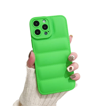 Anymob iPhone Light Green Jacket Silicone Case Camera Protection Shockproof Back Cover-Mobile Phone Cases-PEROZ Accessories