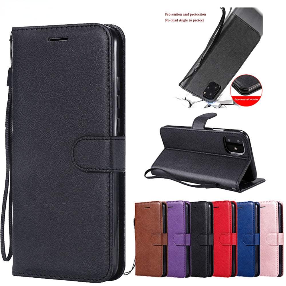 Anymob Motorola Purple Flip Leather Case Luxury Retro Book Wallet Mobile Phone Bag-Mobile Phone Cases-PEROZ Accessories