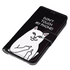 Anymob iPhone Case Black and White Flip Leather Wallet Animal Painting Phone Book Style Cover-Mobile Phone Cases-PEROZ Accessories