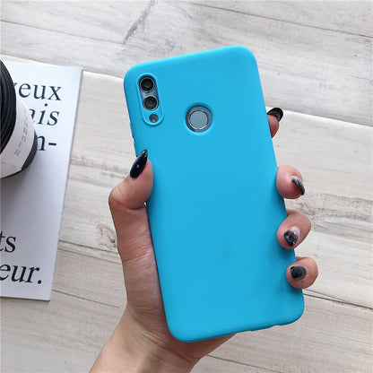 Anymob Xiaomi Blue Silicone Case Soft TPU Phone Back Cover-Mobile Phone Cases-PEROZ Accessories