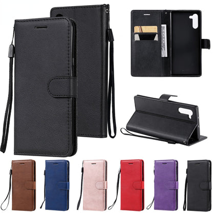 Anymob Samsung Phone Case Pink Leather Cover Flip Wallet-PEROZ Accessories
