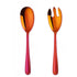 Anygleam Red Rainbow Stainless Steel 2 Pcs Giant Salad Spoon and Fork Set for Buffet and Restaurant Kitchenware-Kitchen Tools & Utensils-PEROZ Accessories