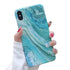 Anymob Samsung Ocean Blue Marble Flower Case Back Cover Art Leaf Silicone Phone Protection-Mobile Phone Cases-PEROZ Accessories