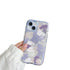 Anymob iPhone Gray Graffiti Oil Painting Phone Case Luminous Shockproof Soft Cover-Mobile Phone Cases-PEROZ Accessories