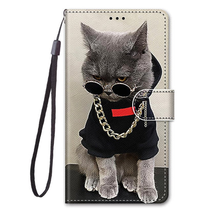 Anymob iPhone Case Rocstar Cat Lovely Cartoon Cat Phone Bag Flip Wallet Leather Protection Cover-Mobile Phone Cases-PEROZ Accessories