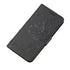 Anymob Samsung Matte Black Flip Case Leather Phone Wallet Cover Protection-Mobile Phone Cases-PEROZ Accessories