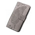 Anymob Huawei Gray Butterfly Leather Flip Case Magnetic Cover Shell-PEROZ Accessories