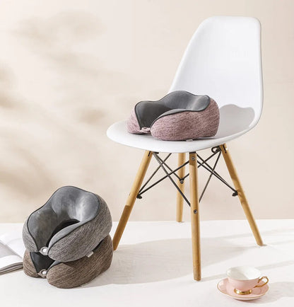 Anypack Neck Pillow Brown Cervical Spine U-Shaped Comfortable Sleep Headrest-Neck Pillow-PEROZ Accessories