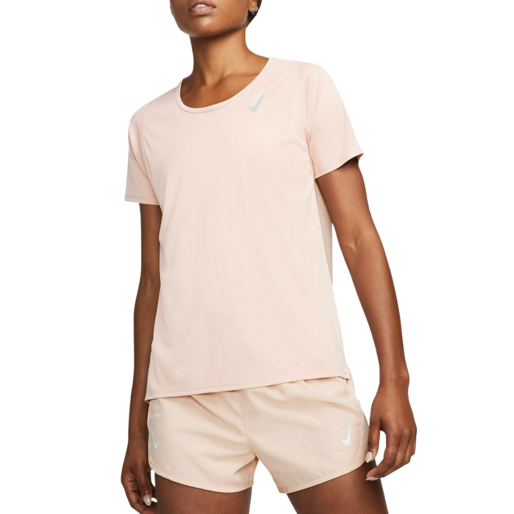 Nike Dri-Fit Race T-shirt Women Pink-Fashion-PEROZ Accessories