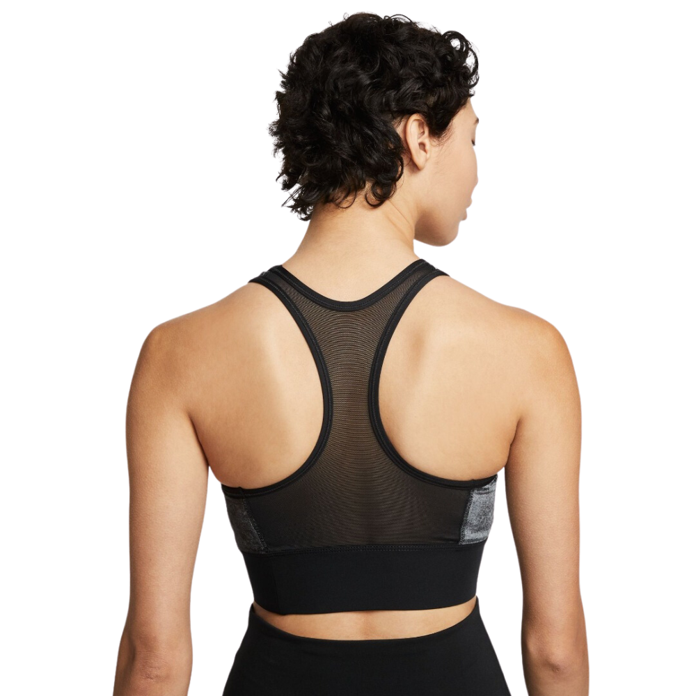 Nike Air Training swoosh bra in black-Fashion-PEROZ Accessories