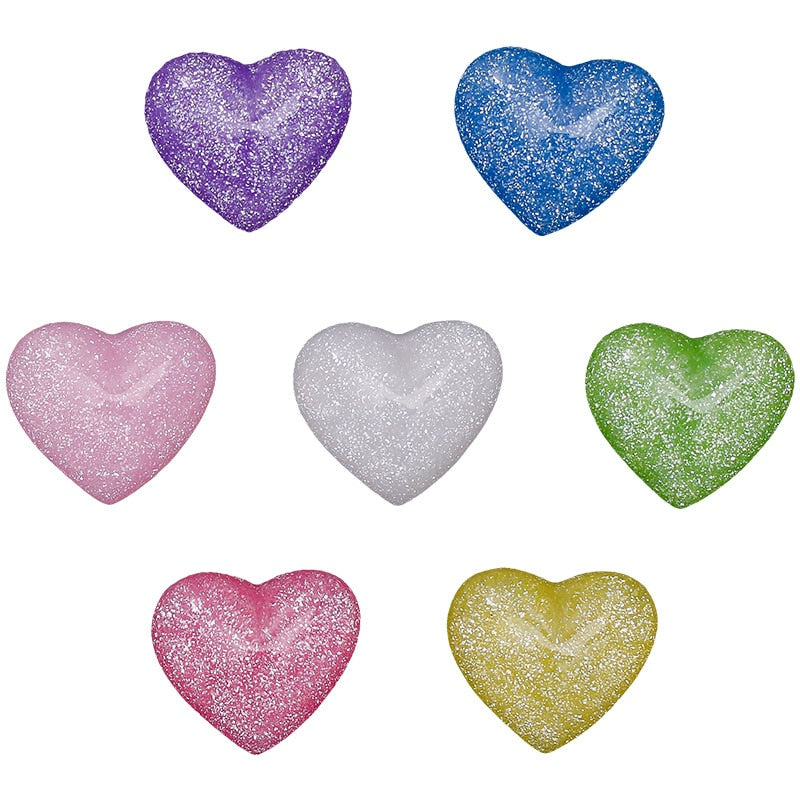 Anykidz 7pcs Crystal Flower Design Shoe Charm Accessories Jeans Clogs Pendant Pin Designer Ornament Jibbitz for Crocs-Shoe Charms-PEROZ Accessories