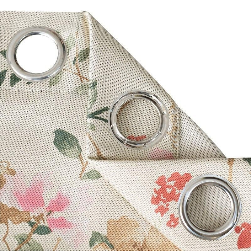 Anyhouz 400cm Curtain Beige Flower Design Modern Luxury Retro Style Texture for Living Room Bedroom Dining Fashion Decor-Curtains &amp; Drapes-PEROZ Accessories