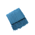 Anyhouz Blue Throw Blanket Faux Cashmere Sofa Cover Vertical Bar Diamond Knit Plaid Tassels Blanket for Spring Summer 130*180cm-Blankets-PEROZ Accessories