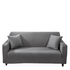 Anyhouz 4 Seater Sofa Cover Plain Grey Style and Protection For Living Room Sofa Chair Elastic Stretchable Slipcover-Slipcovers-PEROZ Accessories