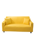 Anyhouz 4 Seater Sofa Cover Plain Yellow Style and Protection For Living Room Sofa Chair Elastic Stretchable Slipcover-Slipcovers-PEROZ Accessories