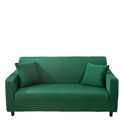 Anyhouz 4 Seater Sofa Cover Plain Green Style and Protection For Living Room Sofa Chair Elastic Stretchable Slipcover-Slipcovers-PEROZ Accessories