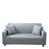 Anyhouz 4 Seater Sofa Cover Plain Ash Grey Style and Protection For Living Room Sofa Chair Elastic Stretchable Slipcover-Slipcovers-PEROZ Accessories