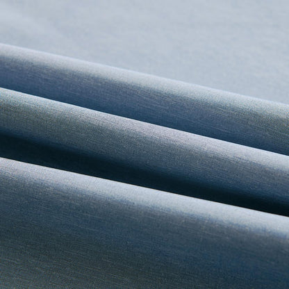 Anyhouz Curtains 250cm Blue Premium Plain Design Window Drape Curtains for Beedroom Living Room-Curtains &amp; Drapes-PEROZ Accessories