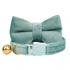 AnyWags Cat Collar Light Green Bow Large with Safety Buckle, Bell, and Durable Strap Stylish and Comfortable Pet Accessory-Cat Supplies-PEROZ Accessories