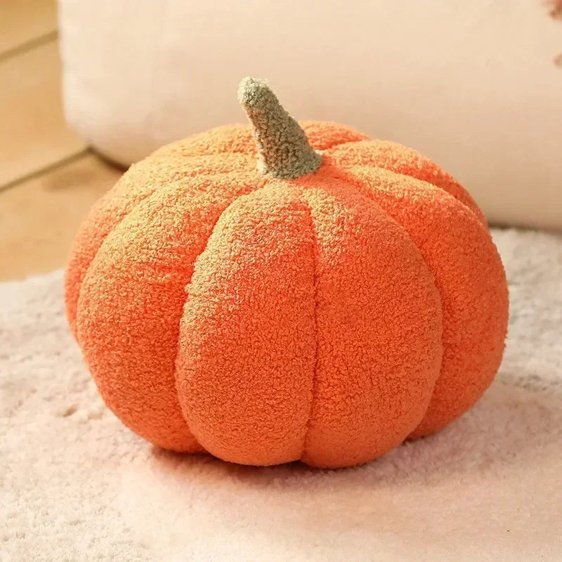 Anyhouz Throw Pillows Orange Lamb Fleece Pumpkin Plush Toys for Home Decor Throw Pillow Living Room Bedroom 20cm-Sleeping Pillow-PEROZ Accessories
