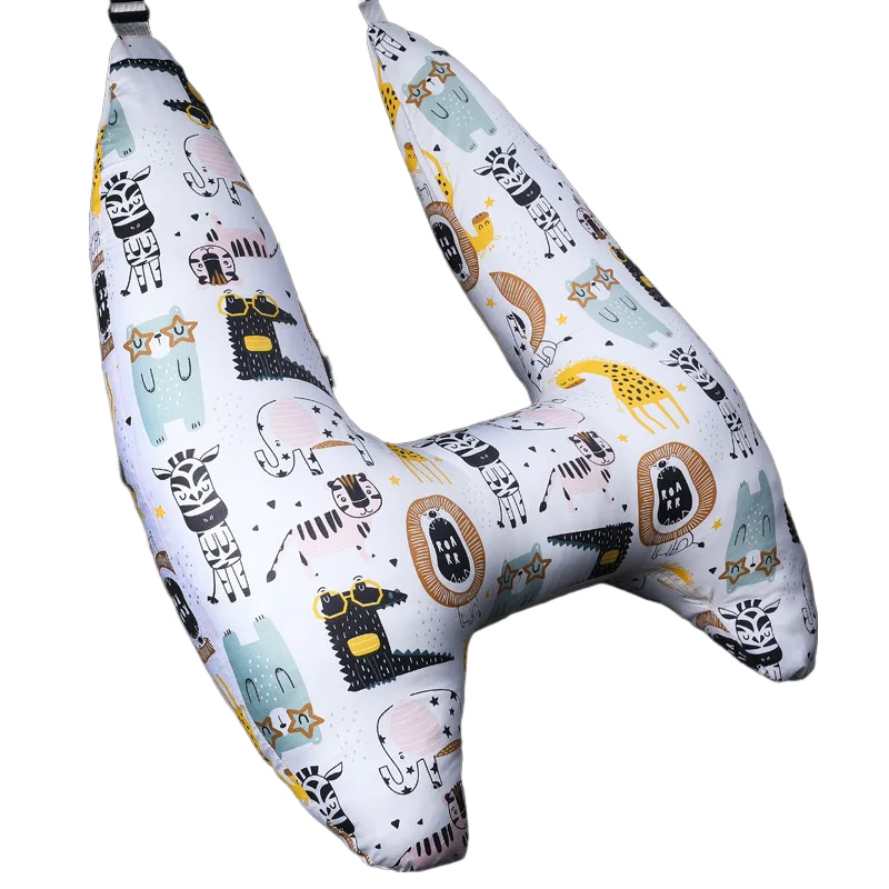 Anypack Car Travel Pillow UShape Cool Animal Pattern Children Travel Pillow Cushion for Car Seat, Safety Neck Pillow for Kids-Neck Pillow-PEROZ Accessories