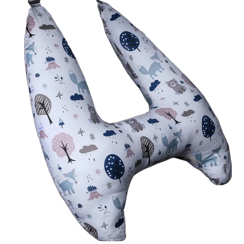 Anypack Car Travel Pillow UShape Animal Forest Pattern Children Travel Pillow Cushion for Car Seat, Safety Neck Pillow for Kids-Neck Pillow-PEROZ Accessories