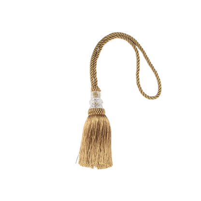 Anyhouz Curtain Tie Gold Tassel Braid Curtain Ropes Holder Tiebacks Room Accessories Hanging Rope Curtains Decoration-Curtain Tie-PEROZ Accessories