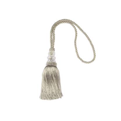 Anyhouz Curtain Tie Silver Tassel Braid Curtain Ropes Holder Tiebacks Room Accessories Hanging Rope Curtains Decoration-Curtain Tie-PEROZ Accessories