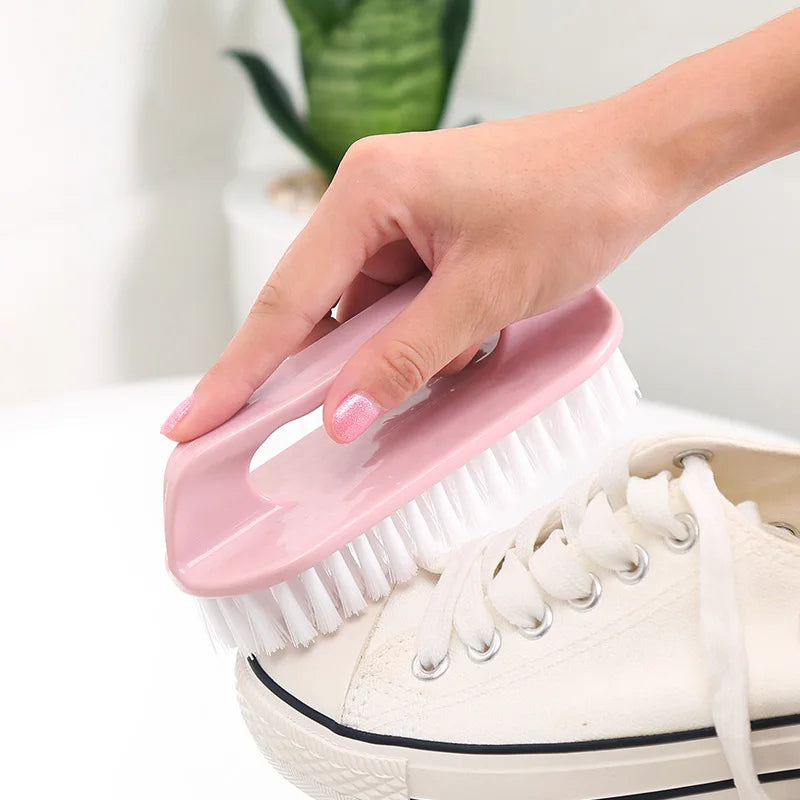 Anyhouz Laundry Brush Green Long Multi-Functional Cleaning Washing Flexible Scrub for Bathroom or Kitchen-Bathroom and Toilet Accessories-PEROZ Accessories