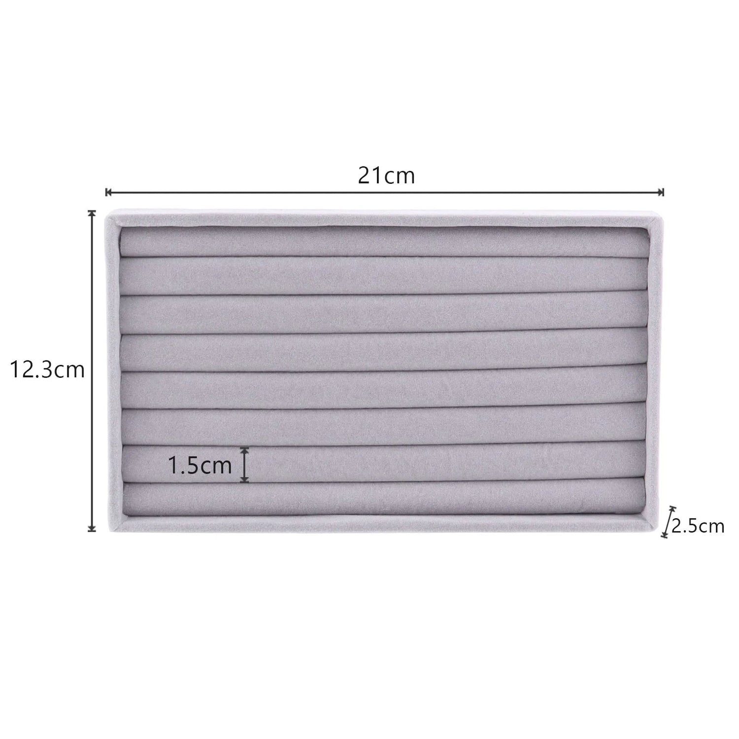 Anyhouz Jewelry Storage Grey Design G Display Tray Drawer Storage Jewellery Holder For Ring Earrings Necklace Bracelet-Jewellery Holders &amp; Organisers-PEROZ Accessories