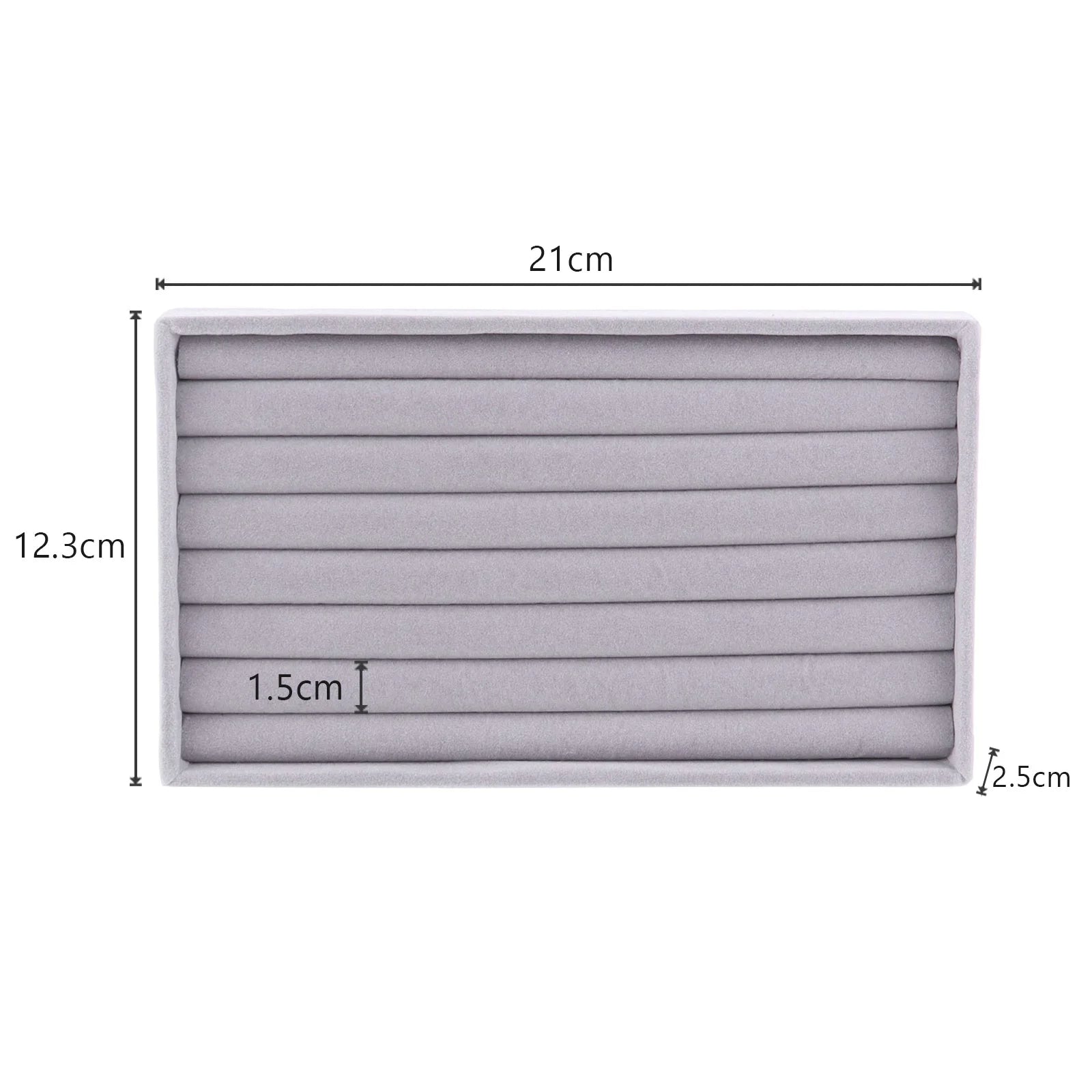 Anyhouz Jewelry Storage Grey Design G Display Tray Drawer Storage Jewellery Holder For Ring Earrings Necklace Bracelet-Jewellery Holders &amp; Organisers-PEROZ Accessories