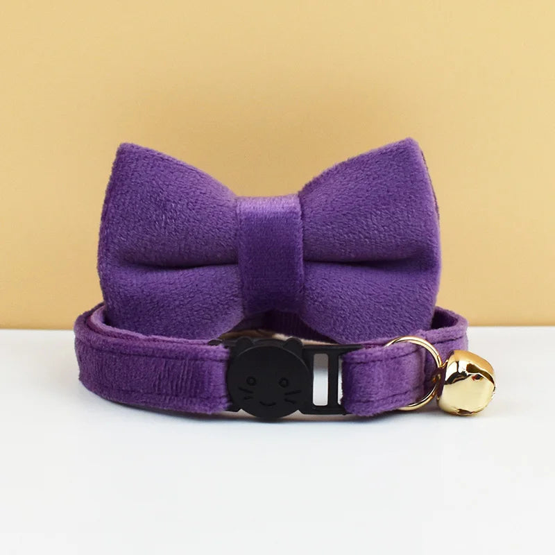 AnyWags Cat Collar Violet Large with Safety Buckle, Bell, and Durable Strap Stylish and Comfortable Pet Accessory-Cat Supplies-PEROZ Accessories