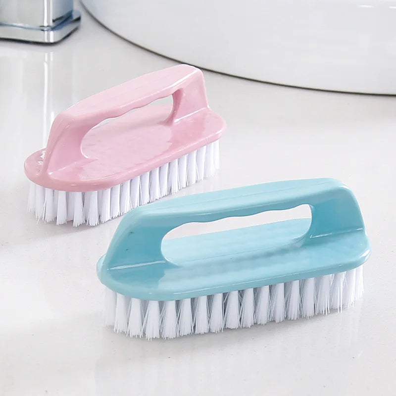 Anyhouz Laundry Brush Green Long Multi-Functional Cleaning Washing Flexible Scrub for Bathroom or Kitchen-Bathroom and Toilet Accessories-PEROZ Accessories