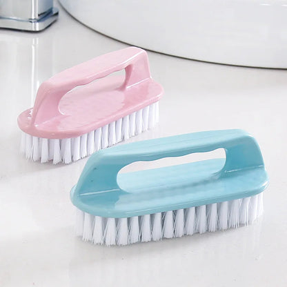Anyhouz Laundry Brush Green Long Multi-Functional Cleaning Washing Flexible Scrub for Bathroom or Kitchen-Bathroom and Toilet Accessories-PEROZ Accessories