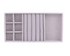 Anyhouz Jewelry Storage Grey Design F Display Tray Drawer Storage Jewellery Holder For Ring Earrings Necklace Bracelet-Jewellery Holders & Organisers-PEROZ Accessories